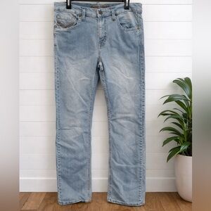 💙👉🔥Cody James Men’s Jeans 34x36 Light Wash Straight Fit Western Denim